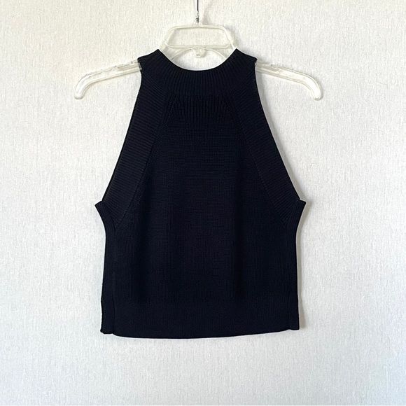 Aritzia Wilfred New Halter Tank in Black - Picture 4 of 9